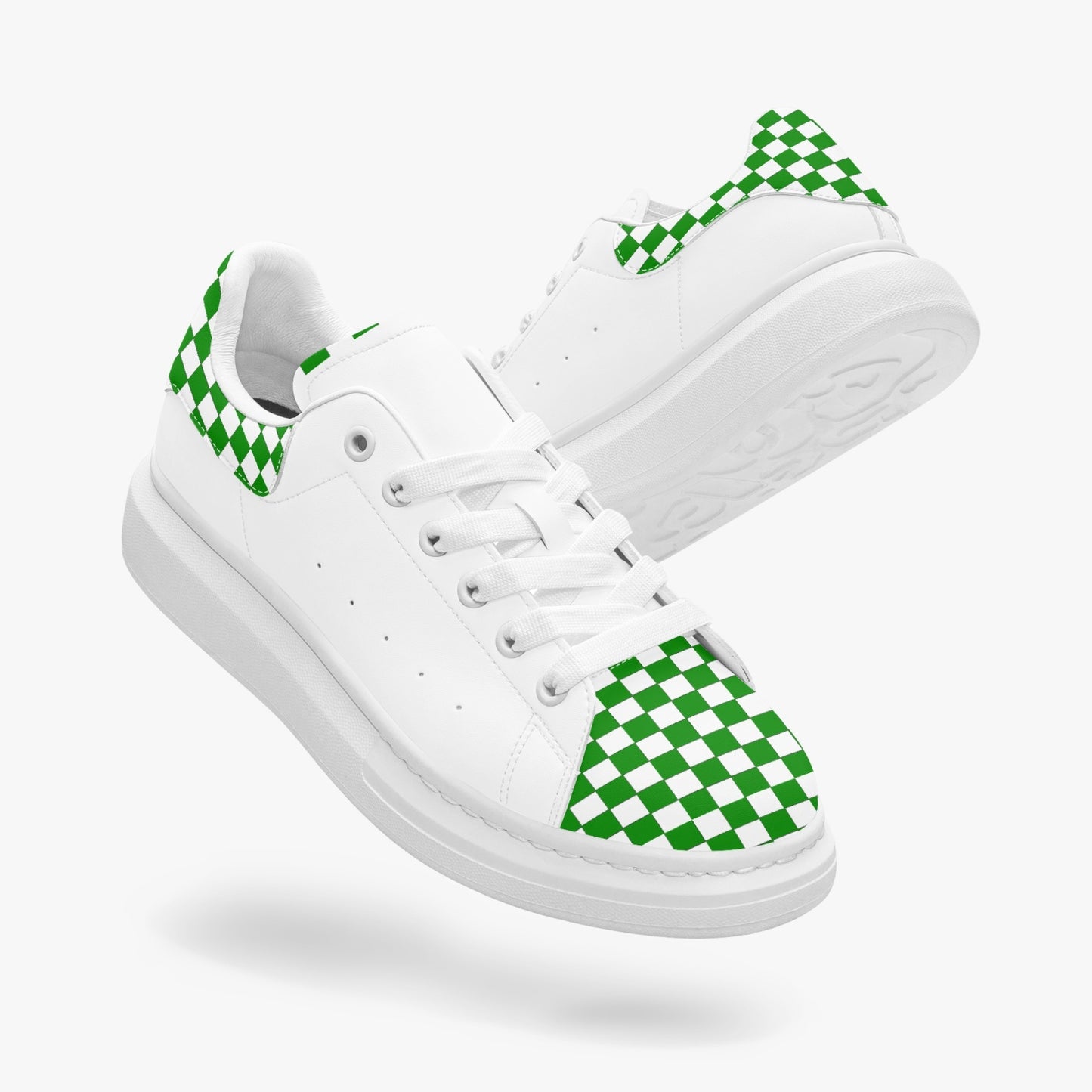 Unisex oversized leather tennis shoes.