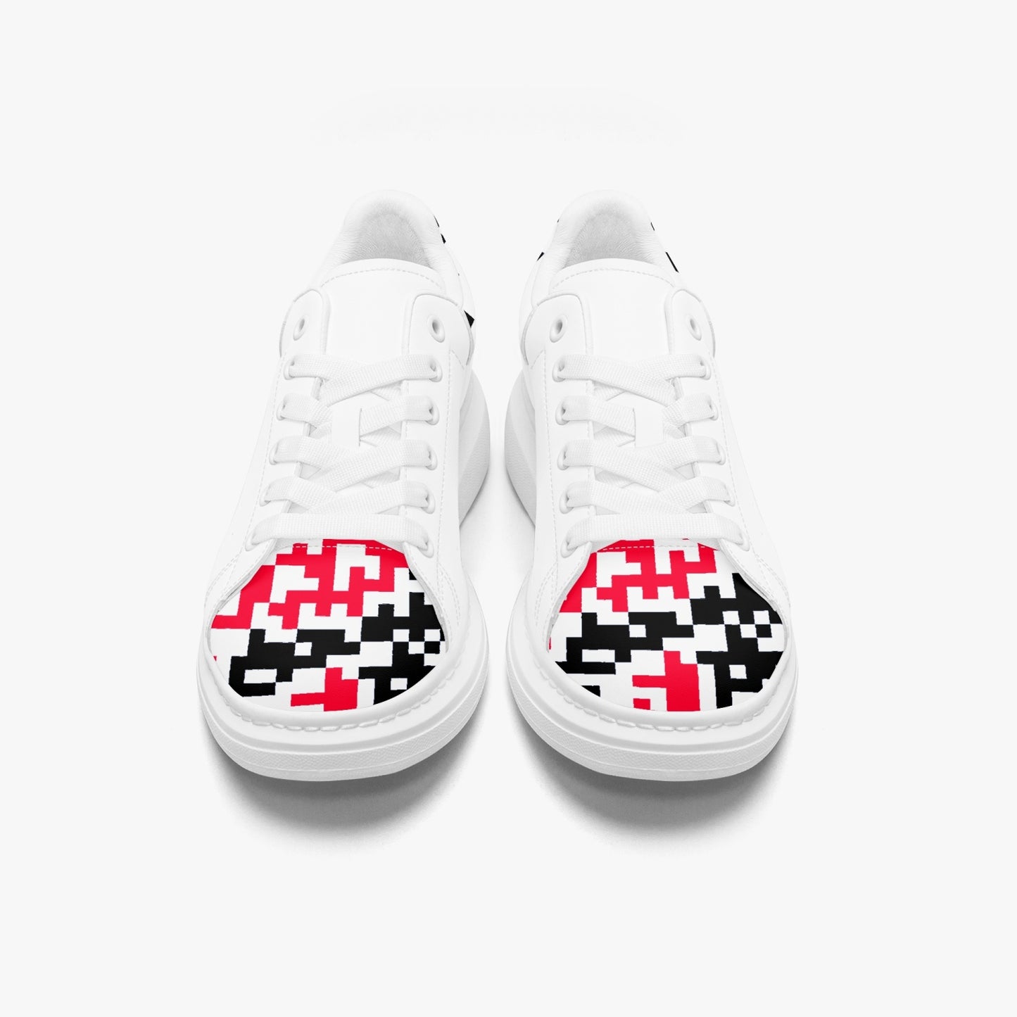 Unisex oversized leather tennis shoes