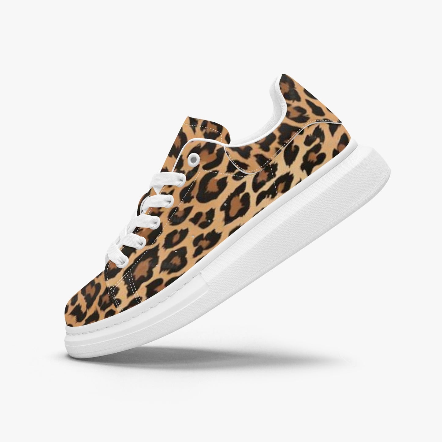 Unisex oversized leather tennis shoes