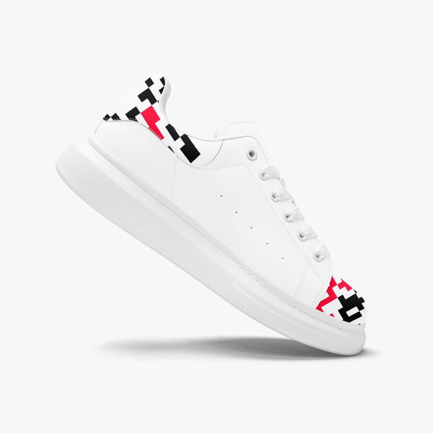 Unisex oversized leather tennis shoes