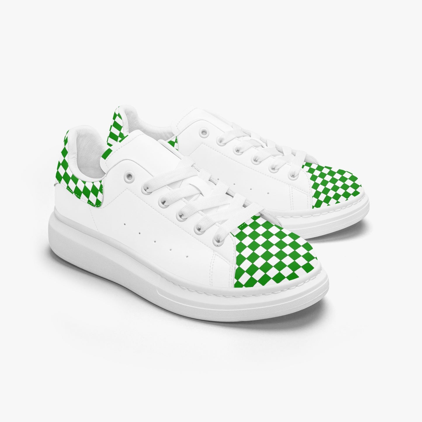 Unisex oversized leather tennis shoes.