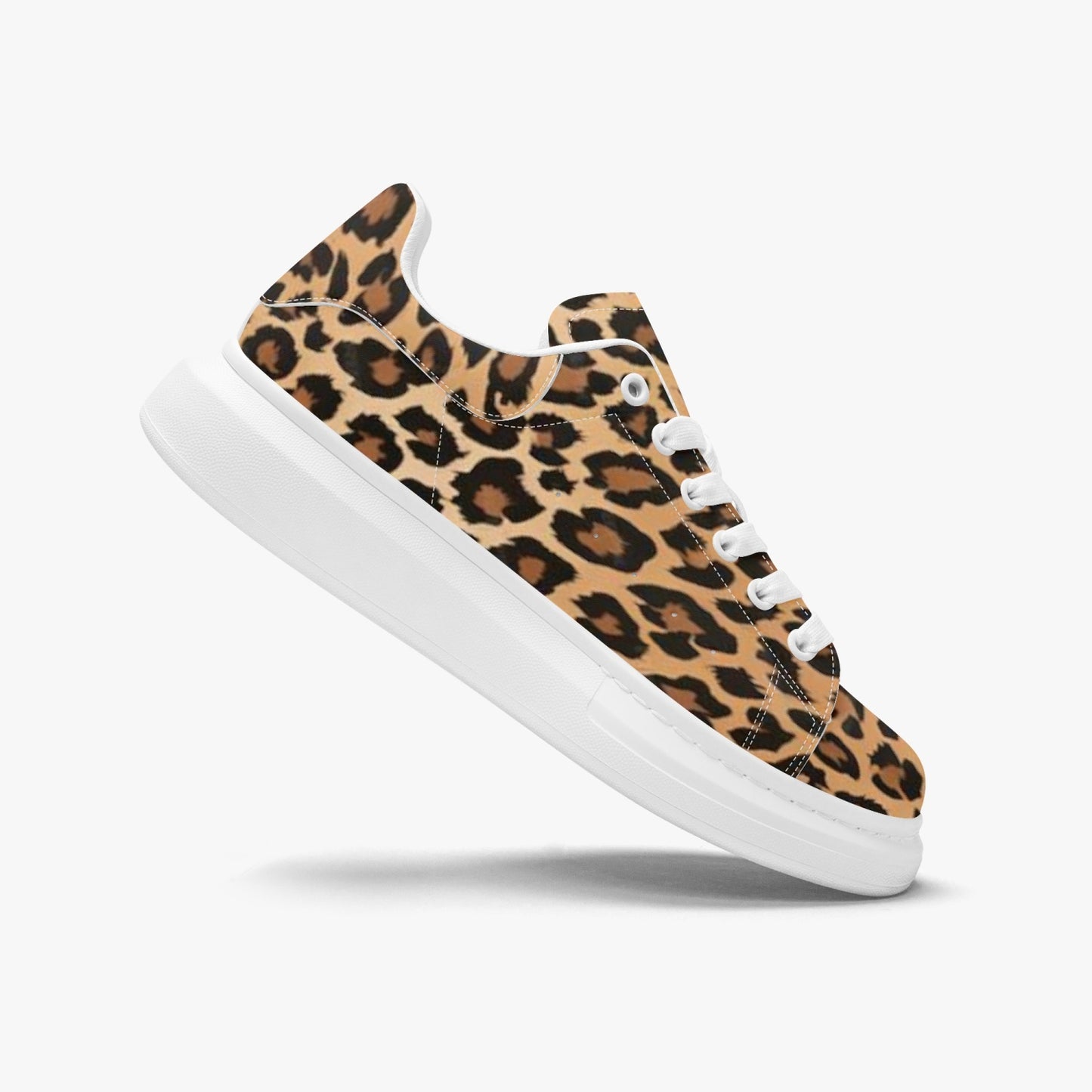 Unisex oversized leather tennis shoes
