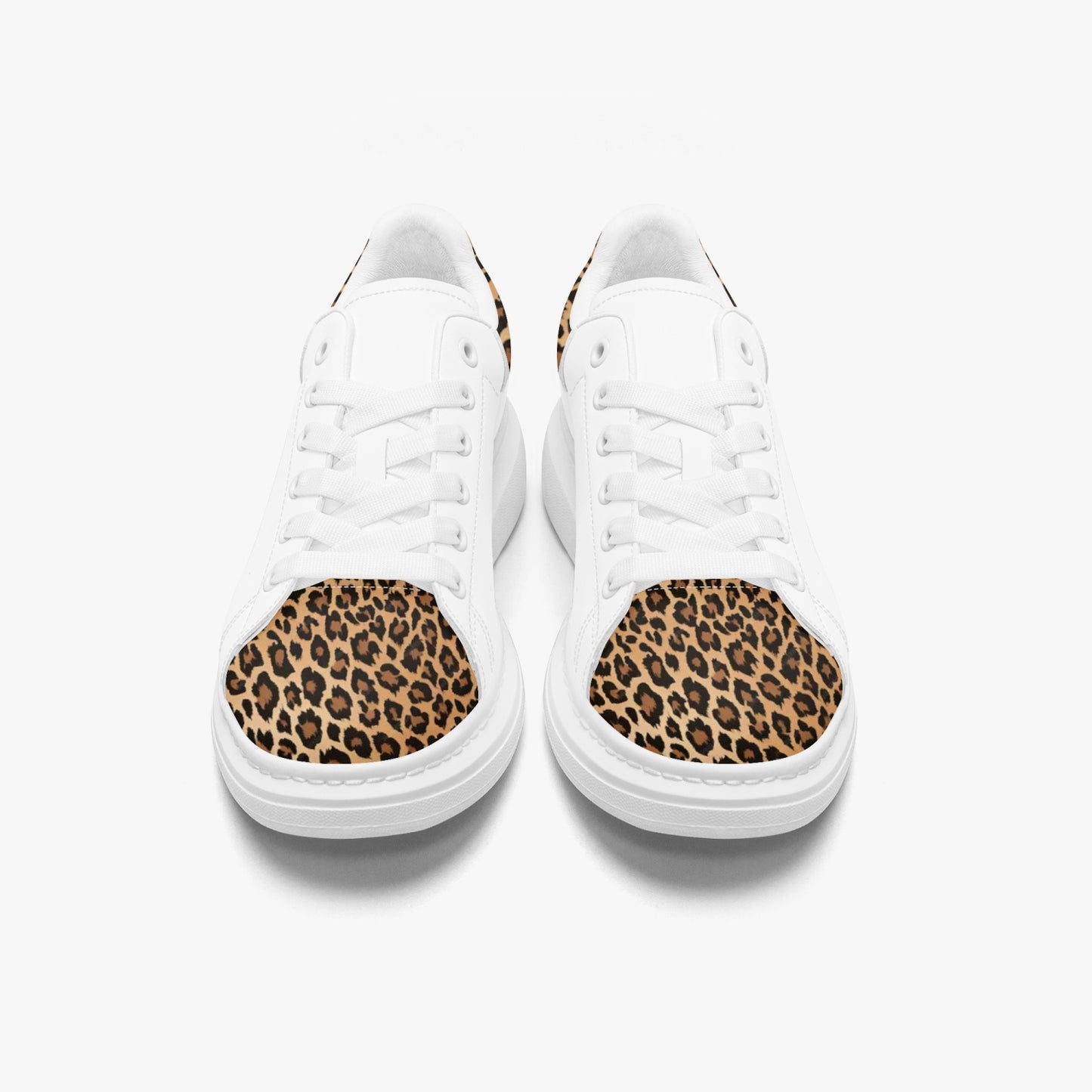 Unisex oversized leather tennis shoes