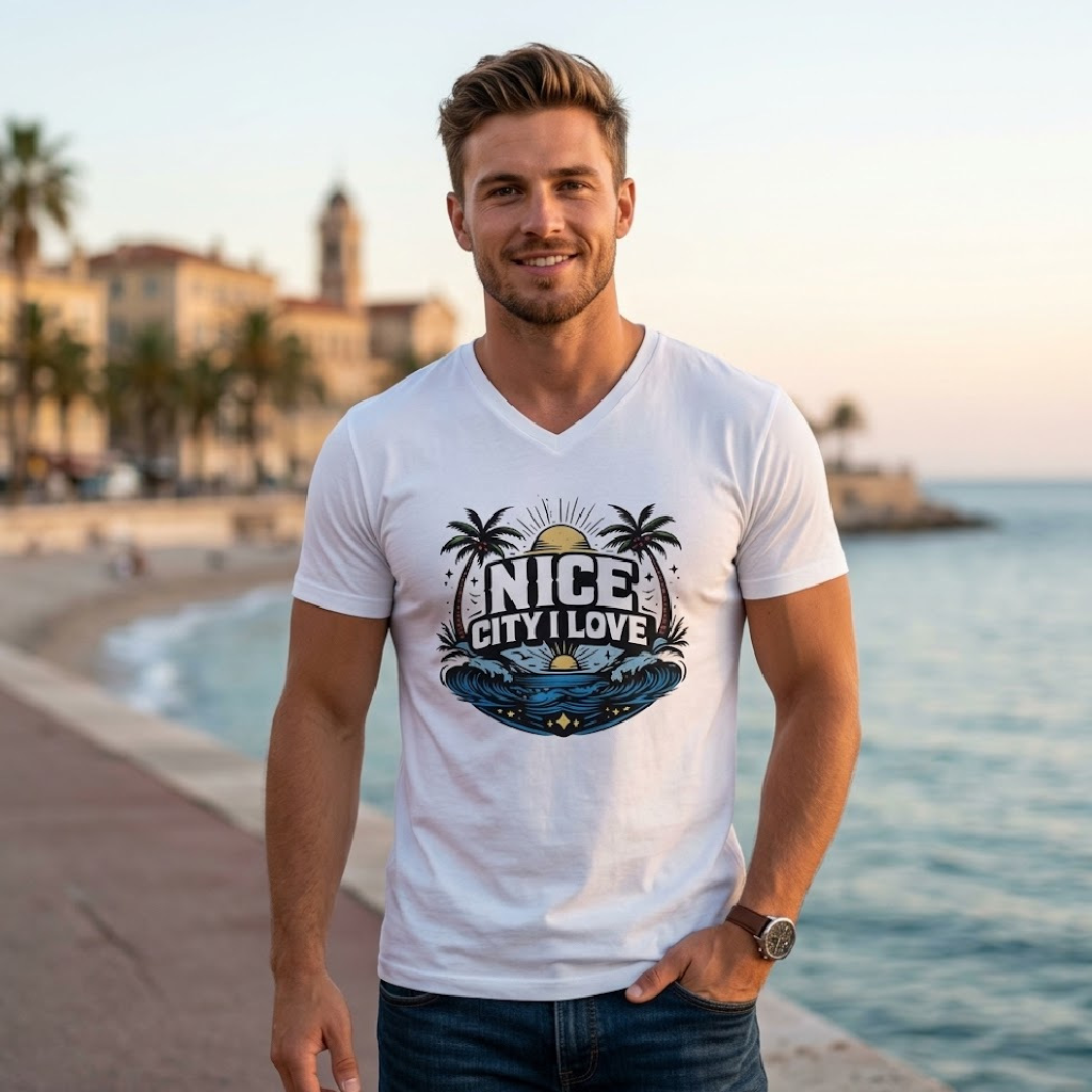 Men’s Nice City I Love T-Shirt