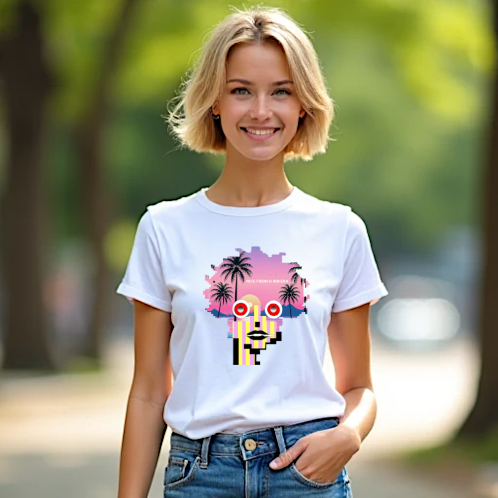 T-shirt unisexe col rond