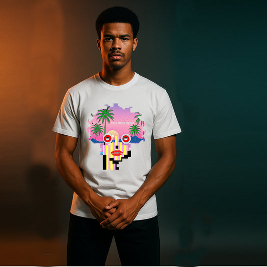 T-shirt unisexe col rond