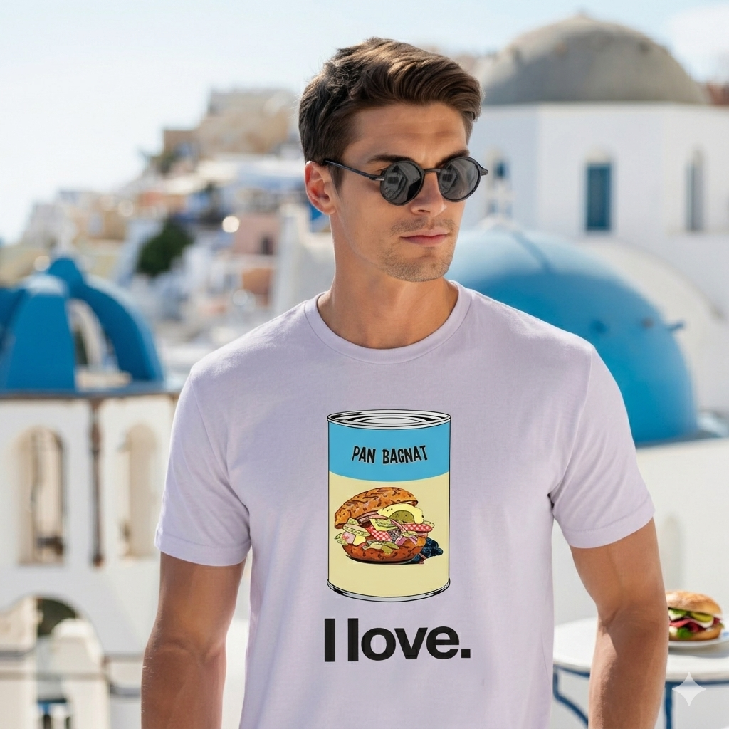 T-shirt Love pan bagnat