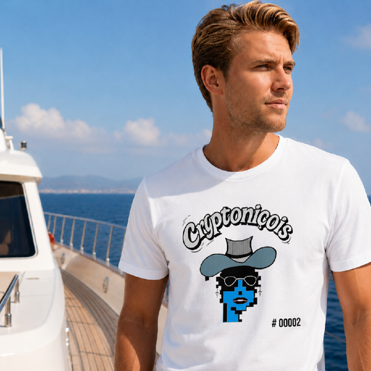Cryptoniçois #00002 — Riviera Pixel Art T-Shirt
