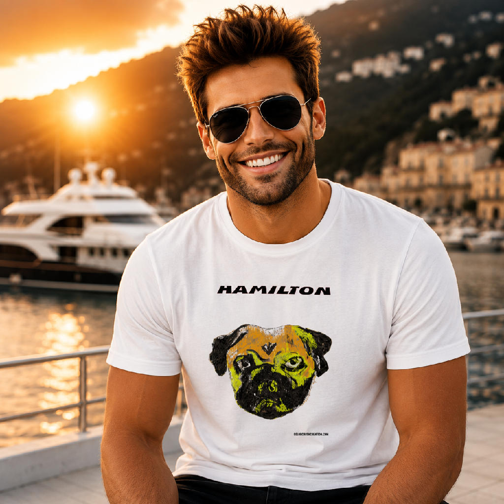 Pug T-Shirt Crew Neck