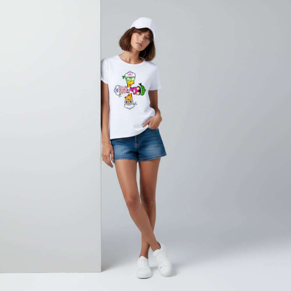 T-shirt unisexe col rond