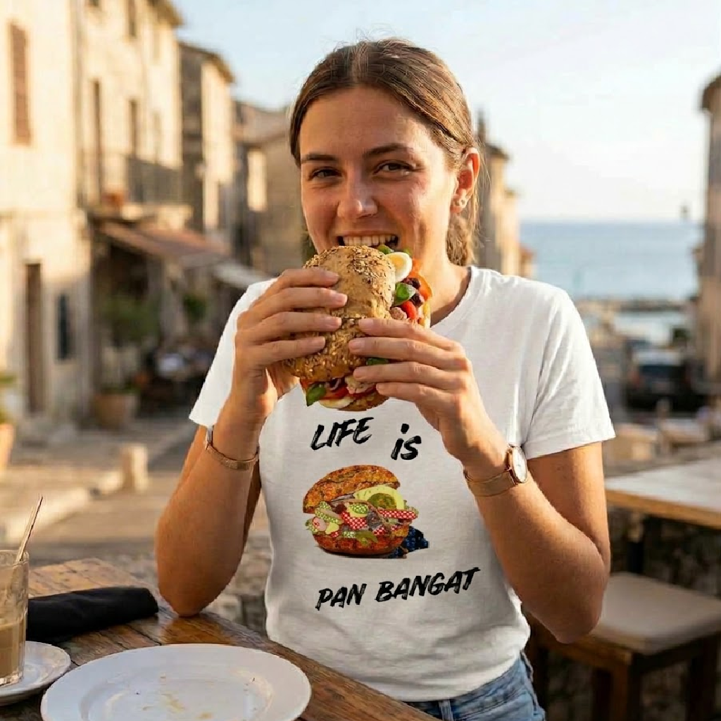 T-shirt Life Is Pan Bagnat – L’esprit niçois