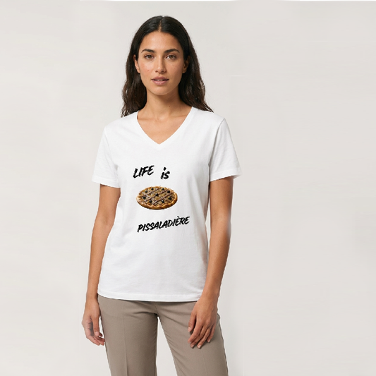Life Is Pissaladière  T-shirt humoristique spécialité niçoise