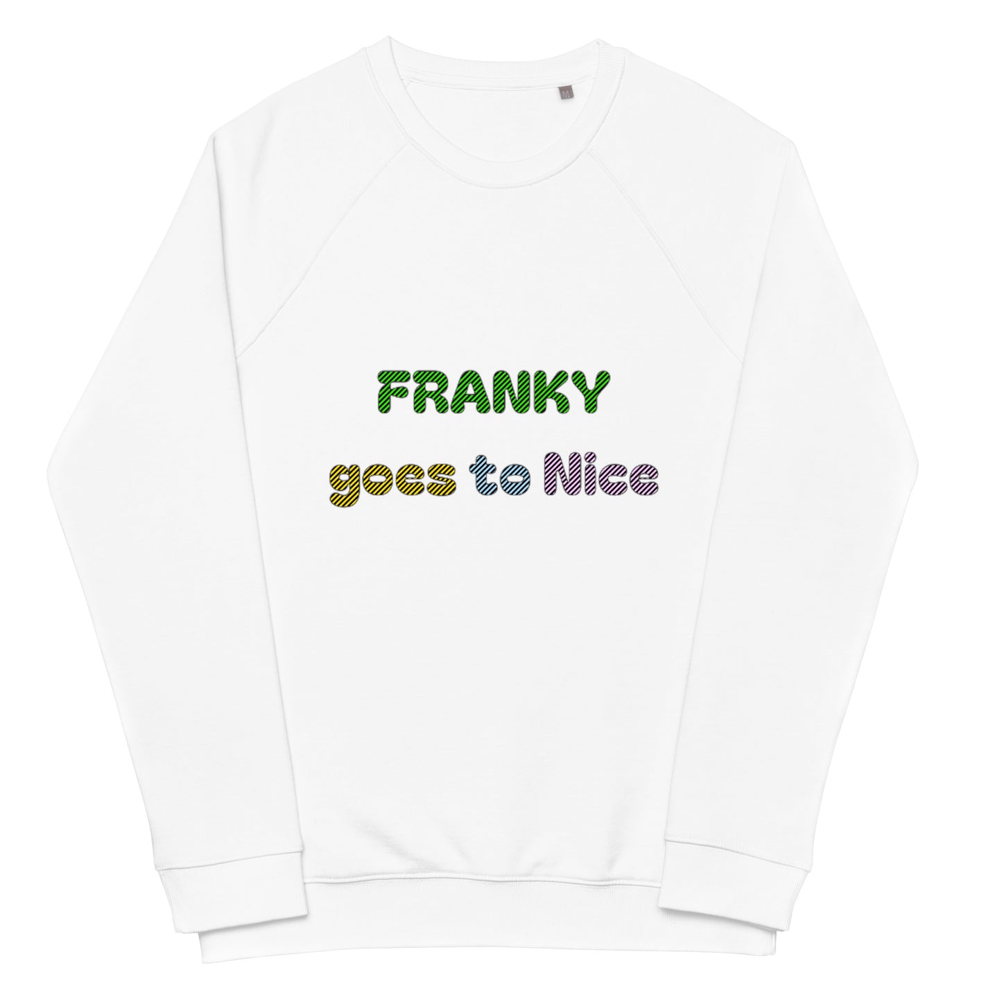 Sweatshirt écologique raglan unisexe